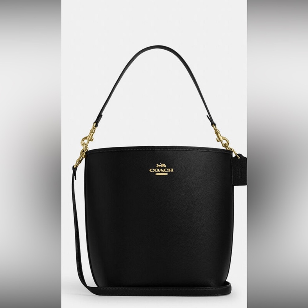 Coach Black Leather Bag